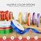 100 Yards 3/8 inch Satin Ribbon, Fabric Ribbon Solid Color Perfect for Gift Wrapping, Wedding, Handmade Bows, Floral Bouquets and Party Decoration(red)